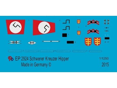 Markings For The Heavy Cruiser Hipper - image 1