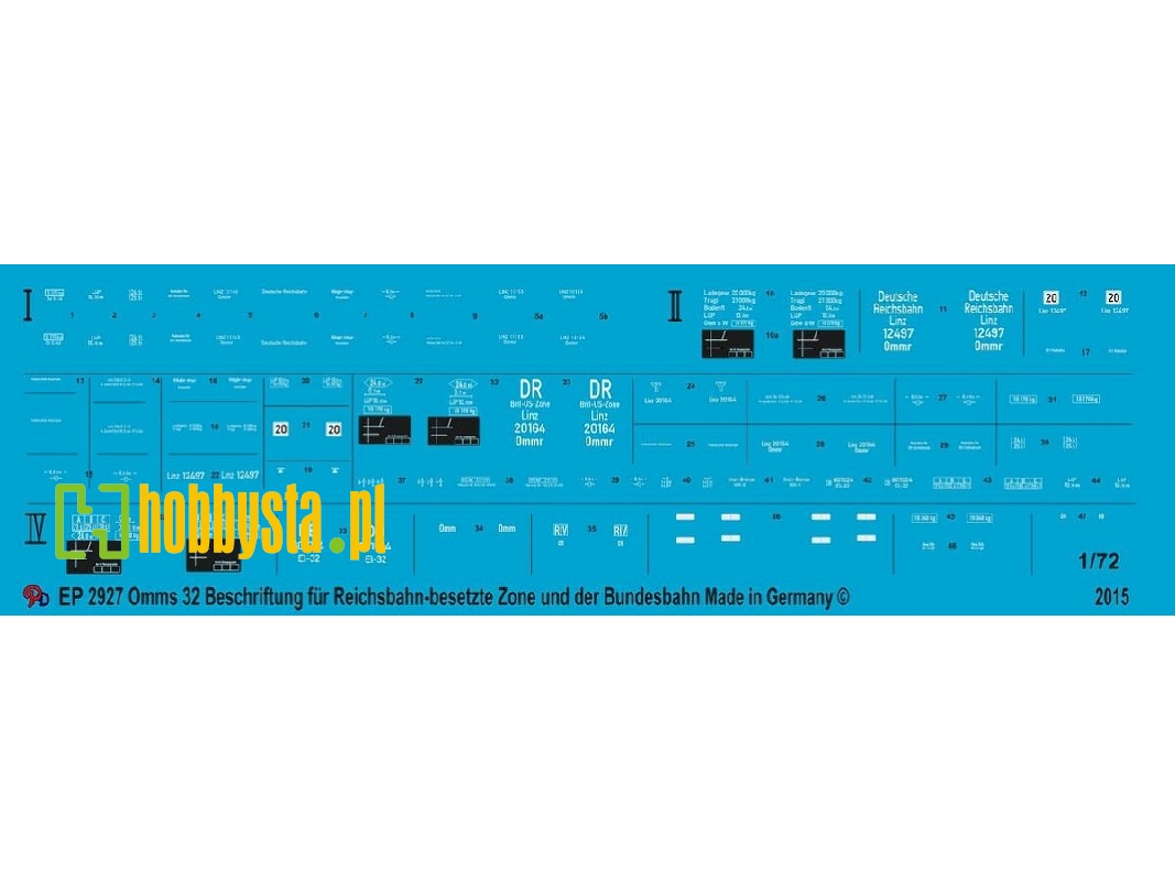 Markings For Omms 32 Reichsbahn - Military Government And Bundesbahn - image 1