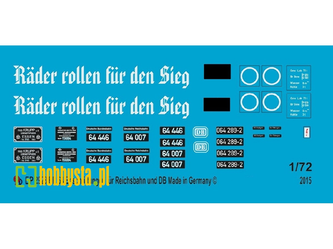 Markings For Br 64 Reichsbahn And Bundesbahn - image 1