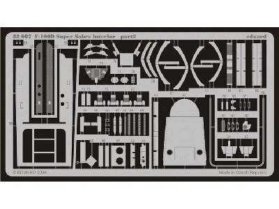 F-100D interior  S. A. 1/32 - Trumpeter - image 4