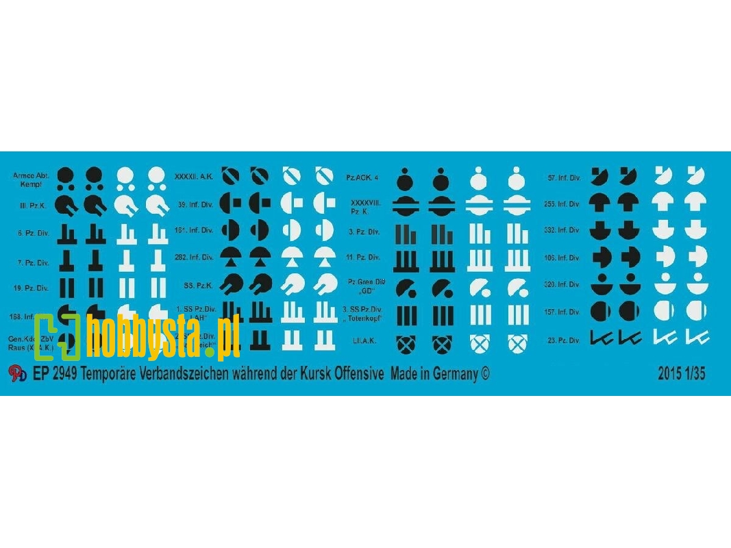 Markings For German Units During The Offensive At Kursk - image 1