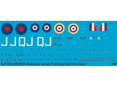 Spitfire Mk Vb W 3312/Qj-j Moonraker Of Sqn Ldr. James Rankin, Oc No. 92 Sqn - image 1