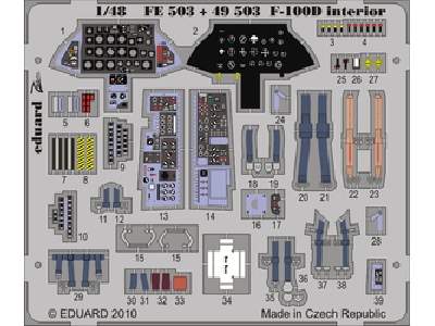 F-100D interior S. A. 1/48 - Trumpeter - - image 1