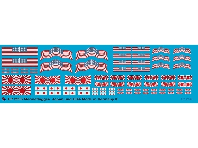 Ensigns Of The Us Navy And Japanese Imperial Navy - image 1