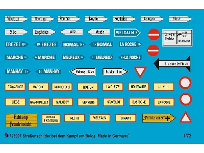 Roadsigns "battle Of The Bulge" - image 1