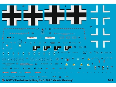 Standard Markings For Bf 109 F-4 - image 1