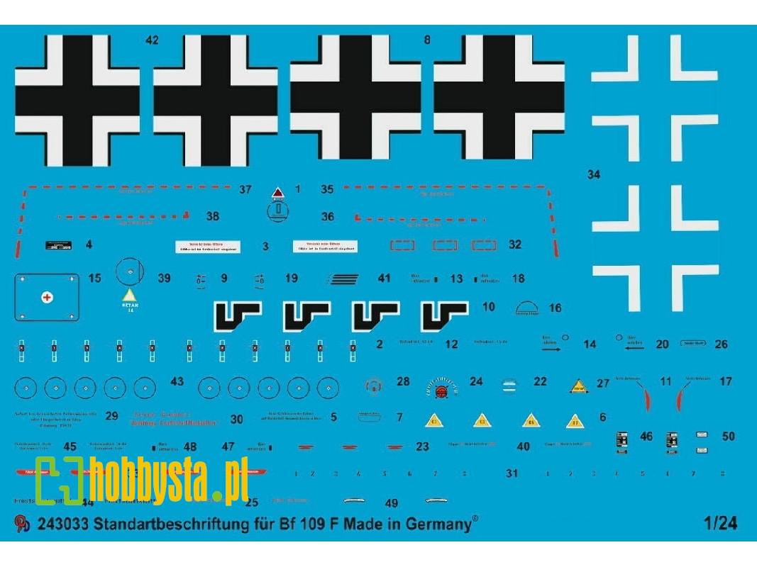 Standard Markings For Bf 109 F-4 - image 1