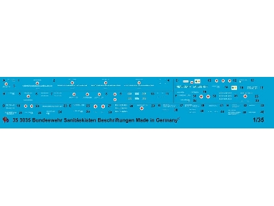 Box Markings For German Field Hospital Suitable For Black Dog 35067 - image 1