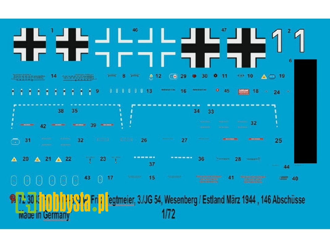 Fw 190 A-6 Ofw. Fritz Tegtmeier, 3/Jg 54, Wesenberg-estland, March 1944, 146 Kills - image 1