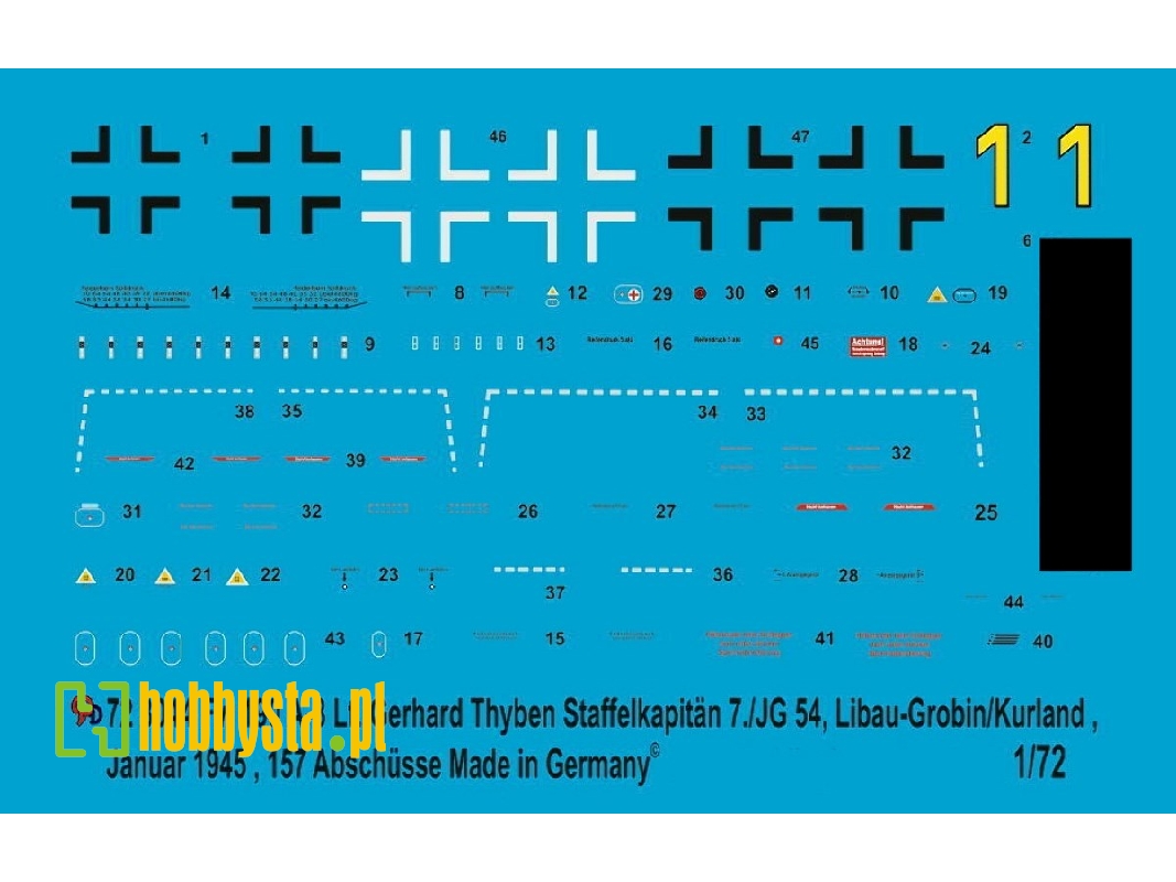 Fw 190 A-8 Lt. Gerhard Thyben, Staffelkapitän 7./Jg 54 - Libau/Courland 1945 157 Kills - image 1