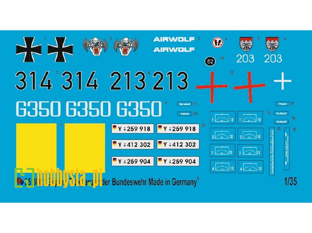 Markings For The Bundeswehr Anti Aircraft Tank Gepard - image 1