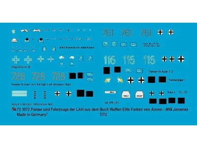 Tanks And Vehicles Out Of The Book Waffen Ss Colours From Ammo-mig - image 1
