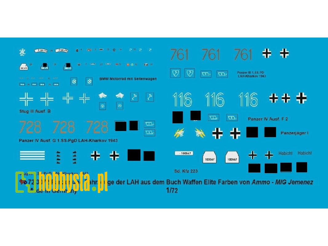 Tanks And Vehicles Out Of The Book Waffen Ss Colours From Ammo-mig - image 1