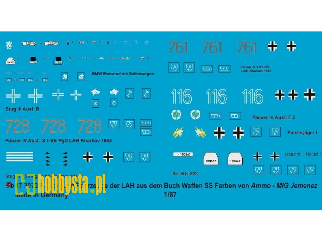 Tanks And Vehicles Out Of The Book Waffen Ss Colours From Ammo-mig - image 1