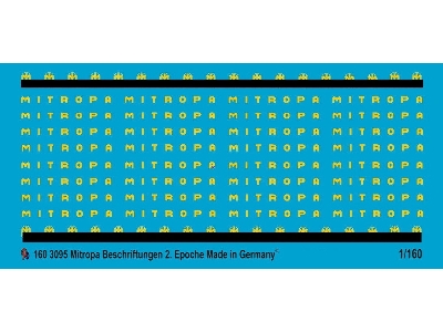 Mitropa German Reichsbahn Saloon Markings - image 1