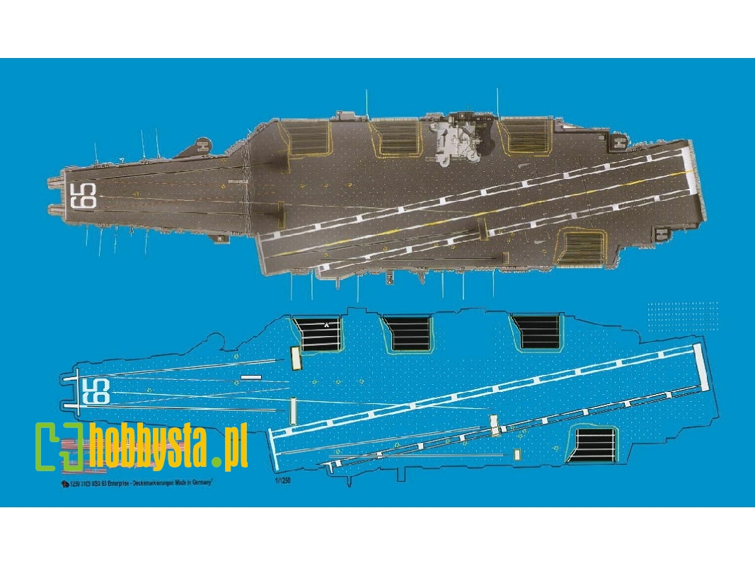 Deck Markings For Uss 65 Enterprise - image 1