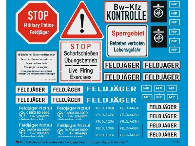 Markings For German Bundeswehr Field Police - image 1