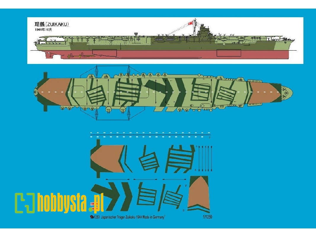 Japanese Carrier Zuikaku 1944 Deck Markings - image 1