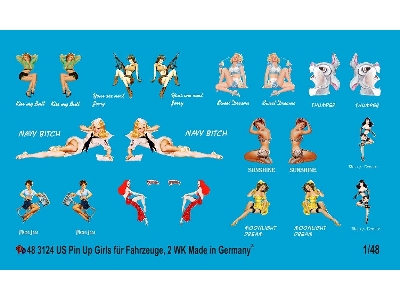 Pin Up Girls For Us Vehicles And Tanks Ii World War - image 1