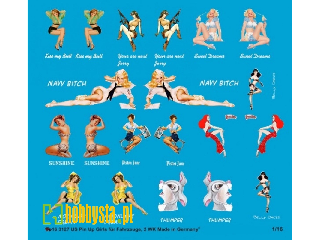 Pin Up Girls For Us Vehicles And Tanks Ii World War - image 1