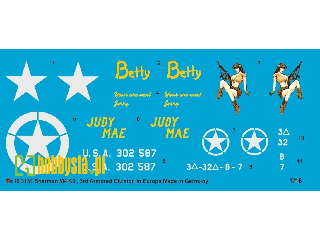 Sherman M4 A3, 3rd Army In Europa - image 1