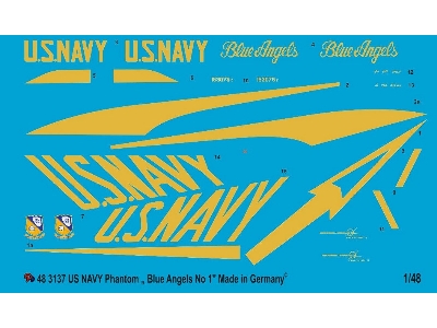 Us Navy Phantom "blue Angels" No. 1 - image 1
