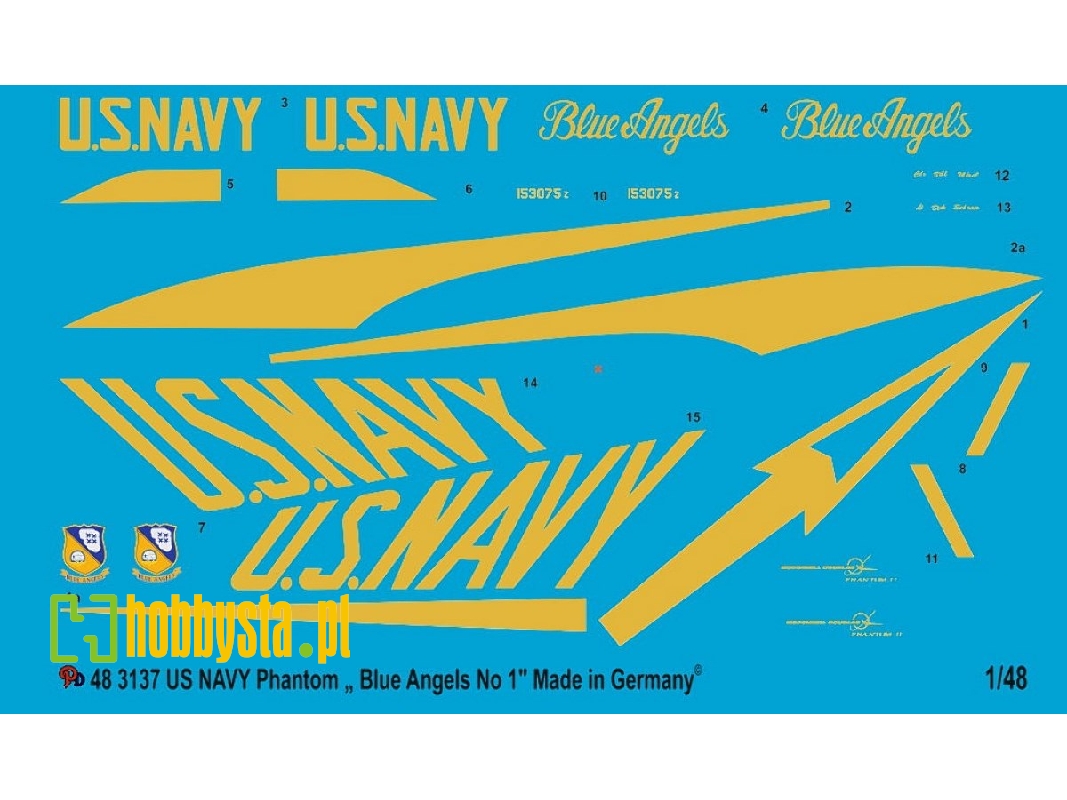 Us Navy Phantom "blue Angels" No. 1 - image 1