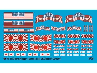 Us And Imperial Japanese Navy Flags - image 1