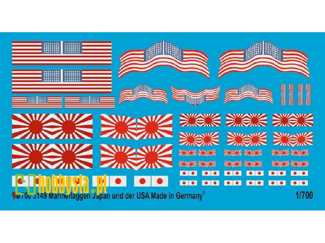 Us And Imperial Japanese Navy Flags - image 1