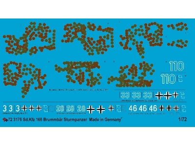 Sd. Kfz 166 Brumbär - 5 Versions - 1 With Late Camouflage - image 1
