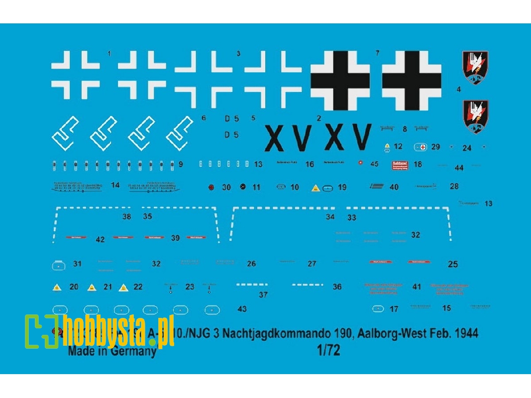 Fw 190 A-5 10./Njg3 Nacht Jagdkommando 190, Aalborg-west-denmark Feb. 1944 - image 1