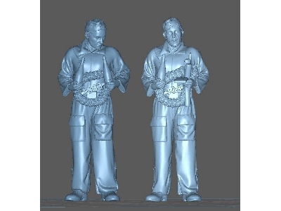 Oberst Rudel And His Gunner After His 1300 Flight - image 1