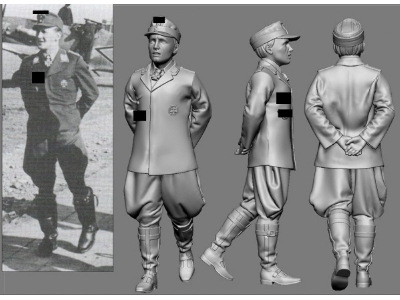 Afrika Wwii Jg 27 Werner Schröer (3d-printed) - image 1