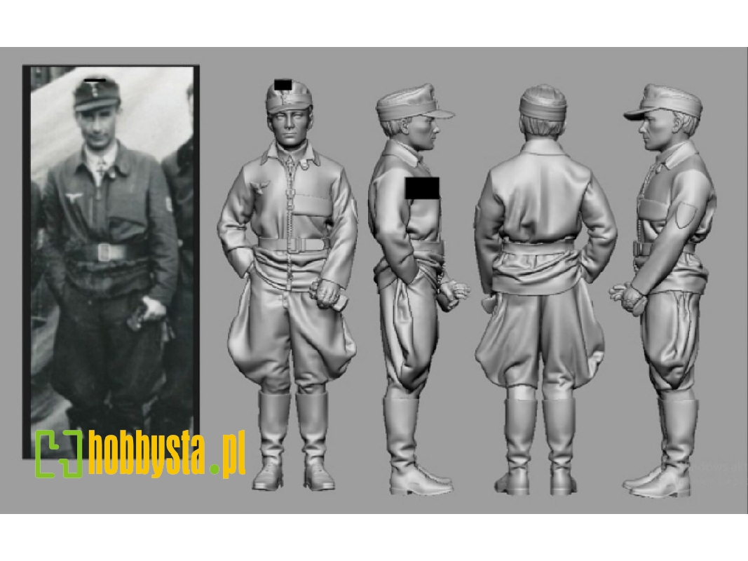 Afrika Wwii Günther "hupatz" Seeger (3d-printed) - image 1