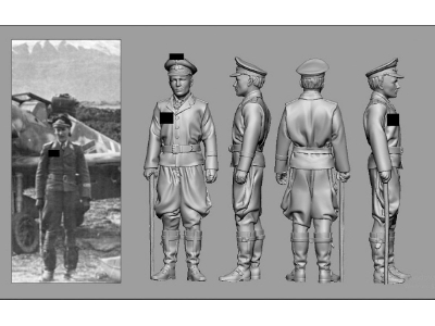Afrika Wwii Jürgen Harder (3d-printed) - image 1