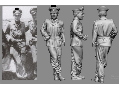 Afrika Wwii Ernst Wilhelm Reinhert (3d-printed) - image 1