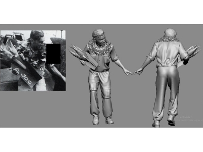 Afrika Wwii Herbert Rollwage (3d-printed) - image 1