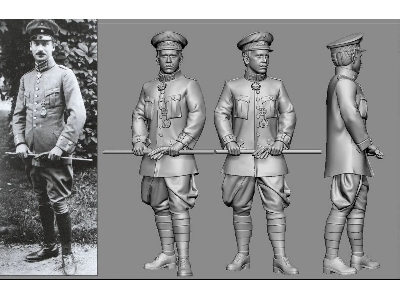 German Wwi Aces - Wilhelm Frankl (3d-printed) - image 1