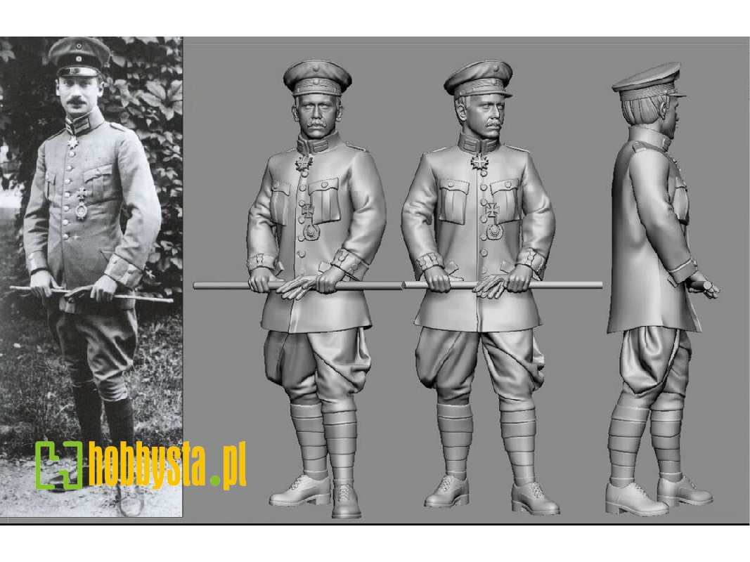 German Wwi Aces - Wilhelm Frankl (3d-printed) - image 1