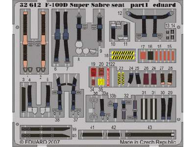 F-100D seat 1/32 - Trumpeter - image 2