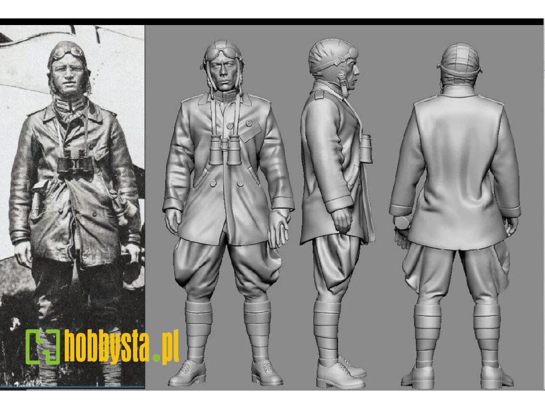 German Wwi Aces - Kurt Wintgens (3d-printed) - image 1
