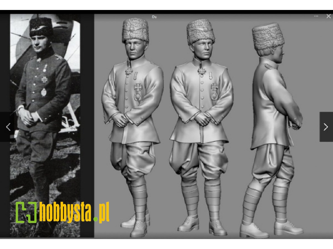 German Wwi Aces - Hans Joachim Buddecke (3d-printed) - image 1