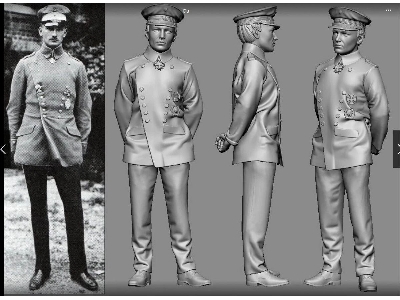 German Wwi Aces - Max Ritter Von Mulzer (3d-printed) - image 1