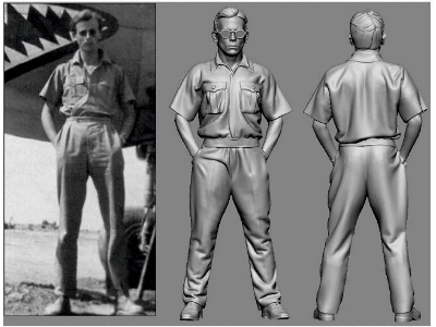British Raf Wwii Aces - Neville Frederick Duke (3d-printed) - image 1
