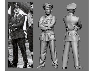 British Raf Wwii Aces - Donald Kingaby (3d-printed) - image 1