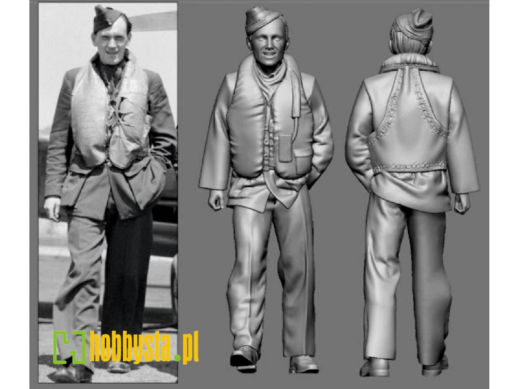 British Raf Wwii Aces - Wilfred Duncan (3d-printed) - image 1