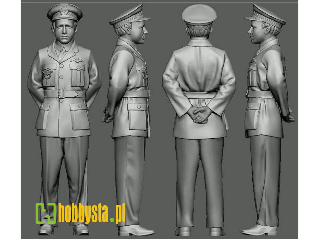 Czech Ace Raf Ww Ii Karel Kuttelwascher (3d-printed) - image 1
