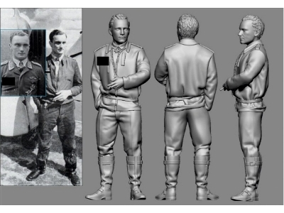 German Luftwaffe Wwii Ace In France Josef Wurmheller - image 1