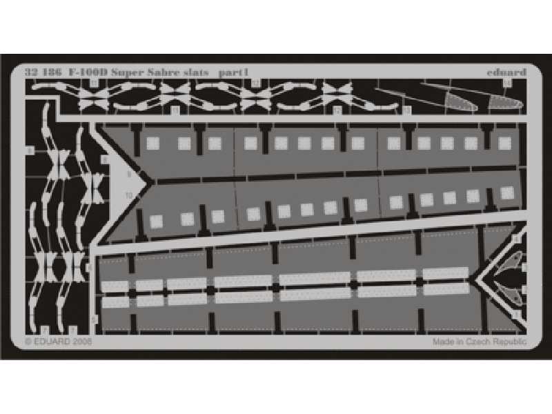 F-100D slats 1/32 - Trumpeter - image 1