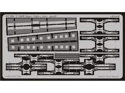 F-100D slats 1/32 - Trumpeter - image 3